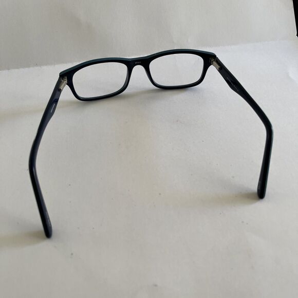 Robert Mitchell Eyeglasses RMJ 6000 Navy Designer Frames Only Blue 47-17-130 - Picture 5 of 6